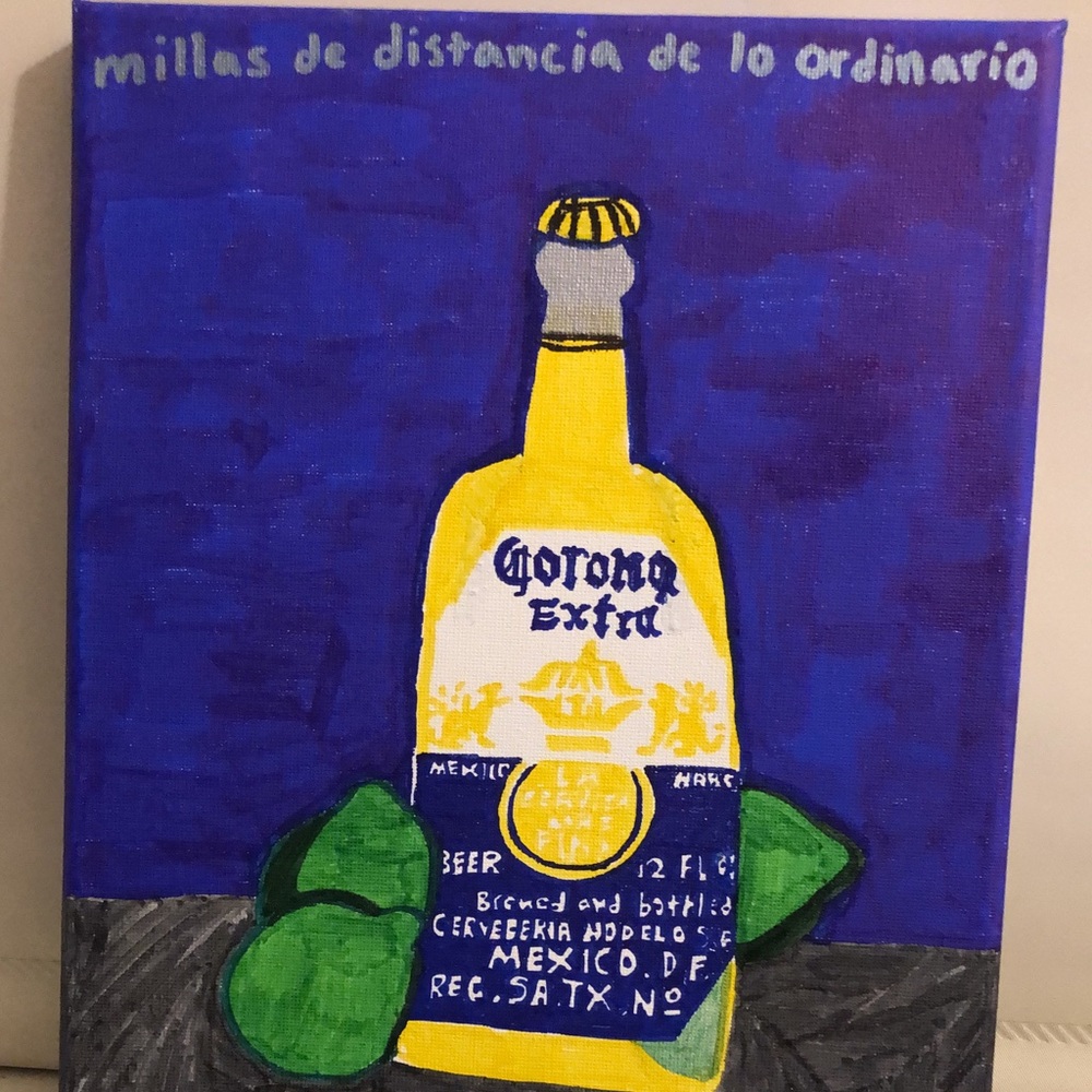 Corona milles de distancia de ordinario